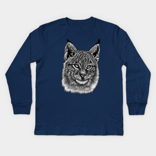 Lynx cat kitten Kids Long Sleeve T-Shirt